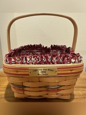 RARE! SIGNED LEFT HANDED Woven Longaberger Bee Basket 1996 – Dave Longaberger
